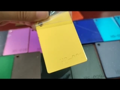 Złote lustro akrylowe