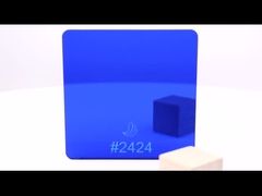 Niebieskie lustro akrylowe